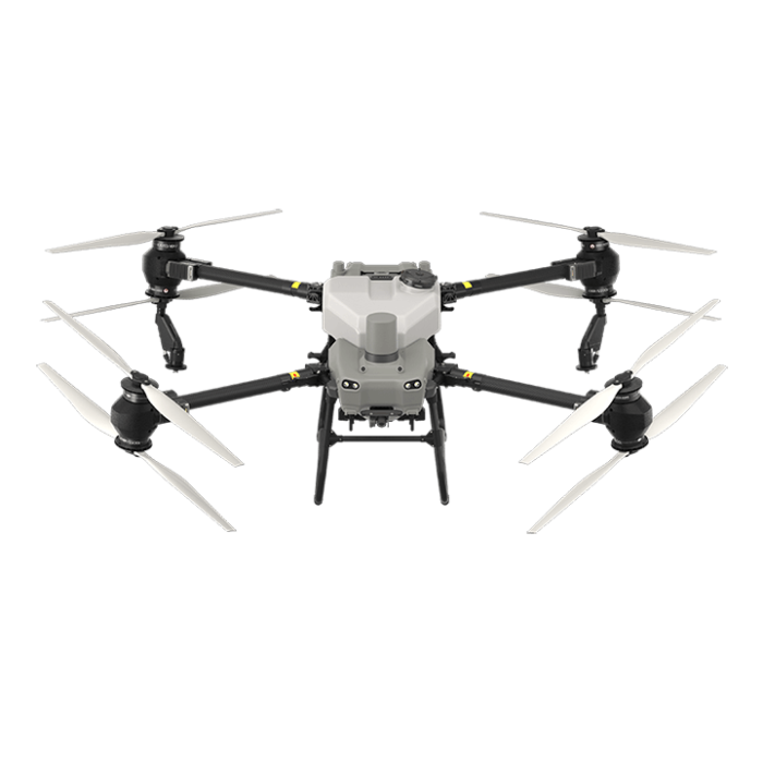 DJI AGRAS T50 mostrando capacidad de carga de 50 kg