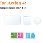 STARTRC Conjunto de vidrio templado para DJI Action 4