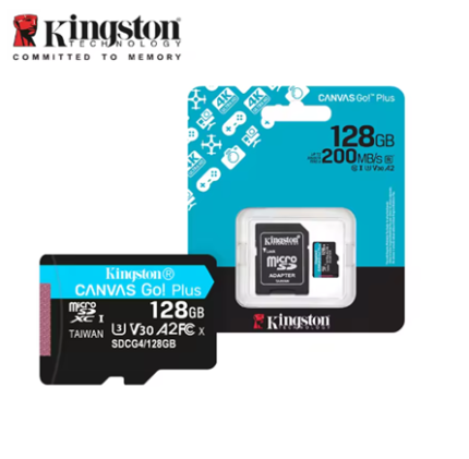 Memoria MicroSD Kingston Canvas Go PLUS 200MB 128GB