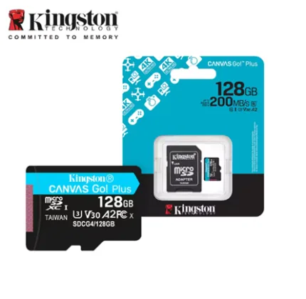 Memoria MicroSD Kingston Canvas Go PLUS 200MB 128GB